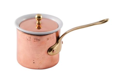 Pierre Vergnes 31cm Copper Mixing Bowl -One Brass Handle