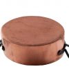 Copper Dutch Oven Oval Roaster Hammered