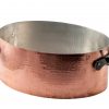 Oval Roaster Hammered Without Lid