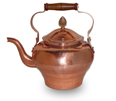 Pierre Vergnes Copper Tea Coffee Pot @ 5.5 Quarts