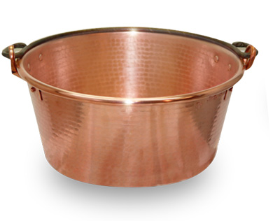 Single Handled Copper Jam Pot