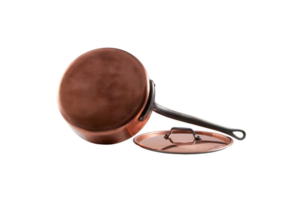Pierre Vergnes 48cm Copper Mixing Bowl Hammered- 2 Handles- X